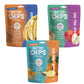 Good Chips Baked Crunchy Snacks Variety Pack - Apple, Pineapple, Sweet Plantain - Pack of 3 - Oil Free, Healthy Dried Fruit