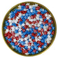 10Mm Red & Blue & White Sprinkles Edible Stars Cake Decorating Stars Cake Decorations Cupcake Toppers Cookie Decorating Perfect