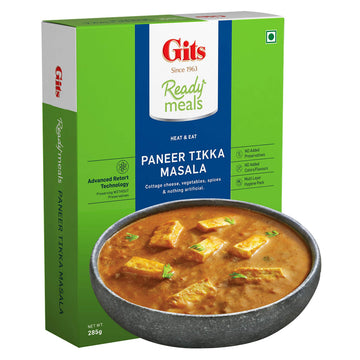 Gits Ready To Eat Paneer Tikka Masala, 855G (Pack Of 3 X 285G Each)