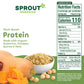 Sprout Organic Baby Food Pouches Stage 3 Plant Powered Protein, Butternut Chickpea Quinoa And Dates, 4 Ounce Pouches (Pack Of 12