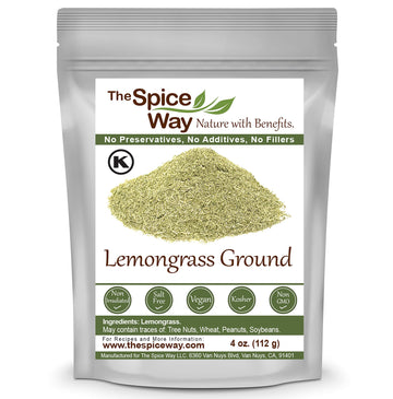 The Spice Way Lemongrass Powder - (4 Oz) Freshly Ground Dried Herb. Used For Cooking And Tea.
