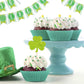 Trunahcao Sprinkles - St. Patricks Day Edible Confetti for Cake Decorating, Cookies, Ice Cream - 4.58oz Green Jimmies Mix
