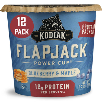Kodiak Cakes Pancake On the Go, Blueberry & Maple, 2.16 Ounce, Pack of 12, Model 10705599011945