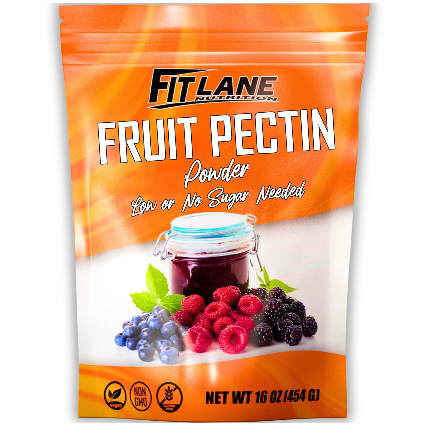 Low Sugar Pectin For Canning Jam And Jellies. Natural, Vegan And Non-Gmo. Premium Bulk Fruit Pectin For Jam Powder. 1 Lb (16 Oz)