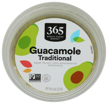 Whole Foods Market Guacamole, Traditional, 8 Oz