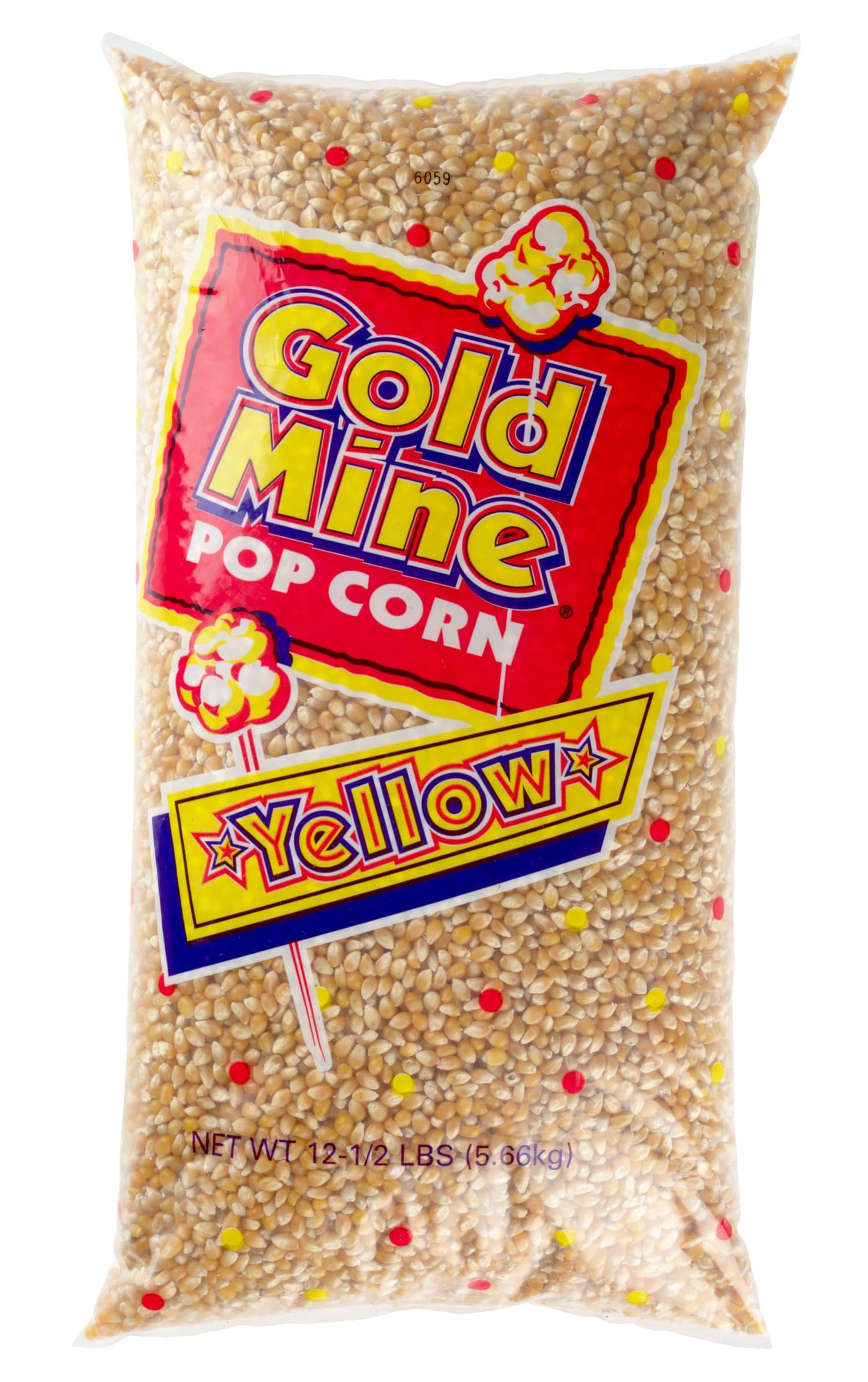 Jolly Time Gold Mine Yellow Popcorn Kernels, 200 Ounce Pack, Ideal for Popping
