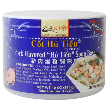 Quoc Viet Foods - Pork Flavored Hu Tieu Soup Base 10oz Cot Hu Tieu Brand