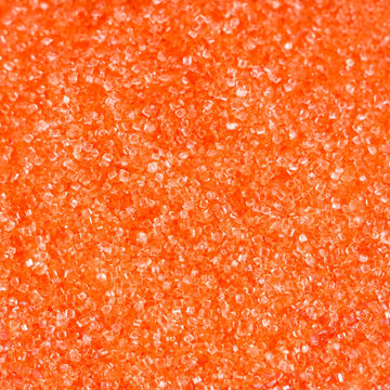 Kasvan Orange Sanding Sugar Sprinkles - Edible Sugar Crystals, Baking Cake Decorations, Ice Cream Toppings cupcake Decorating, W
