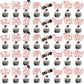 Ttdq 40Pcs Rose Gold Graduation Cupcake Toppers 2024 Graduation Decorations Class Of 2024 Cupcake Toppers 2024 Congrats Grad Cap