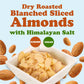 Food to Live Dry Roasted Blanched Sliced Almonds with Himalayan Salt, 6 Ounces - Perfectly Oven Toasted for Maximum Flavor, Ligh