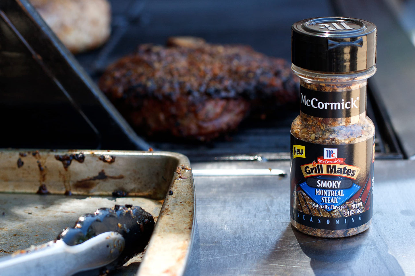McCormick Grill Mates Smoky Montreal Steak Seasoning, 3.4 Oz