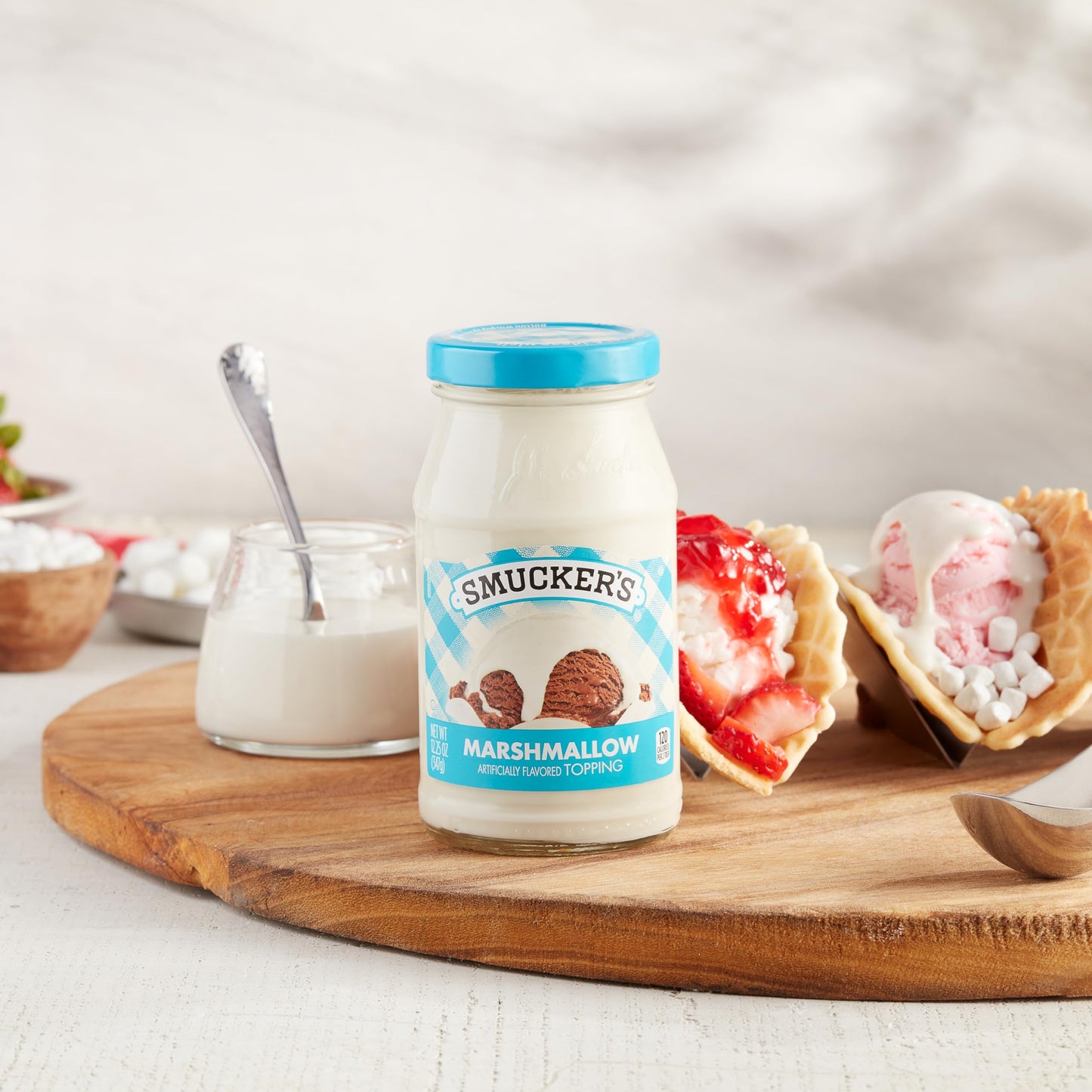 Smucker'S Marshmallow Flavored Topping, 12.25 Ounce (Pack Of 6)