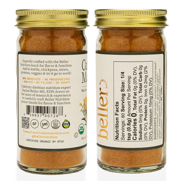 Curry Magic | 1.7 Oz | Organic Spice Blend Seasoning | Rachel Beller Nutrition Power Spicing