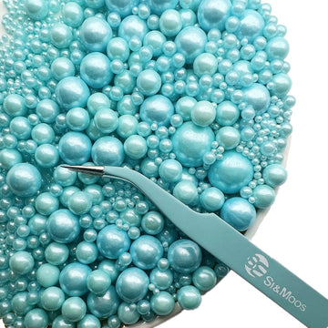 Se Si&Moos Blue Edible Pearls For Cake Decorating Blue Sugar Pearls Blue Pearl Sprinkles For Cake Decorating Blue Sprinkles Blue