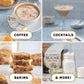 Javamelts Variety Caramel, French Vanilla, Hazelnut, Mocha Flavored Sugar, Add Flavor To Your Coffee Or Tea, Or When Baking Swee
