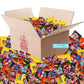 Assorted Chocolate Candy Mix - Individually Wrapped Milk  Dark  and White Chocolates - 5lb Bulk Variety Pack for Snacking  Sharing  and Gifting - Ideal for Home  Office  and Events