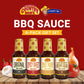 Country Bob'S Bbq Sauce Variety Pack - Spicy Sweet, Original, Hickory & Brown Sugar, Sweet Honey, Savory Marinades For Grilling,