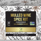 Soeos Mulled Wine Spice Kit, Six Premium Spices, 2.96 oz (0.74 oz*4), Model SOE-WSK-084-436