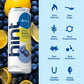 Hint Canned Water, Blueberry Lemon - Purified Flavored Water With Zero Calories, Natural Flavors, And Sugar Free - 12 Fl Oz Cans