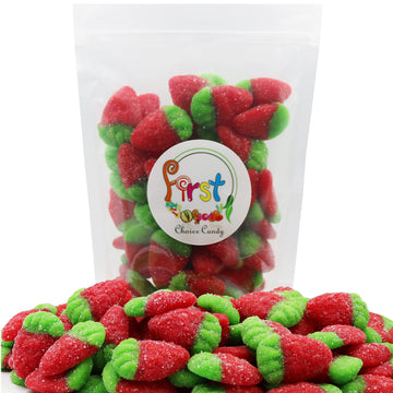 Firstchoicecandy Gummy Fruit Candy (Sour Strawberry, 5 Pound (Pack Of 1))