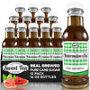 Iced Tea Watermelon, Real Brewed, Pure Cane Sugar, Caffeinated All Natural, No Artificial Flavors by Southern Sweet Tea Company 