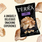 Terra Vegetable Chips, Taro Chips with Sea Salt, 5 Oz (Pack of 12), Black & Peach