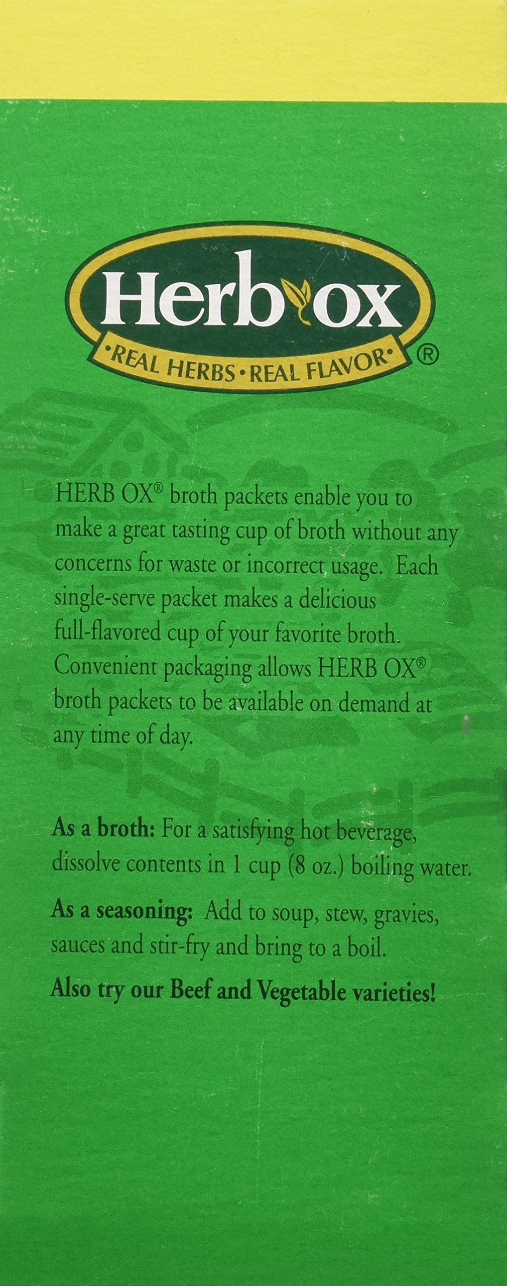 Herb-Ox Hormel Herb Ox Chicken Bouillon Sodium Free 50 Packets