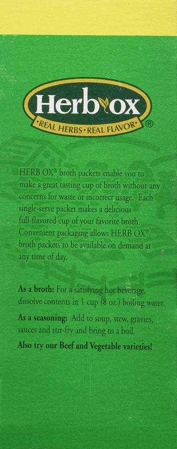 Herb-Ox Hormel Herb Ox Chicken Bouillon Sodium Free 50 Packets