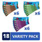 Zbar - Chocolate Chip, Iced Oatmeal Cookie, And Chocolate Brownie - Variety Pack - Soft-Baked Energy Snack Bars - Non-Gmo - 11-12G Whole Grains - Usda Organic Granola Bars (18 Count, Mix May Vary)