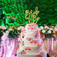 LeeLeeAn Bride to Be Cake Topper - Gold Glitter Paper Decoration, Model Bride to Be001