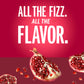 IZZE Sparkling Juice Beverage Blend, Pomegranate, No Sugar Added, 8.4 FL OZ - 24 Cans - Refreshing & Flavorful Drink