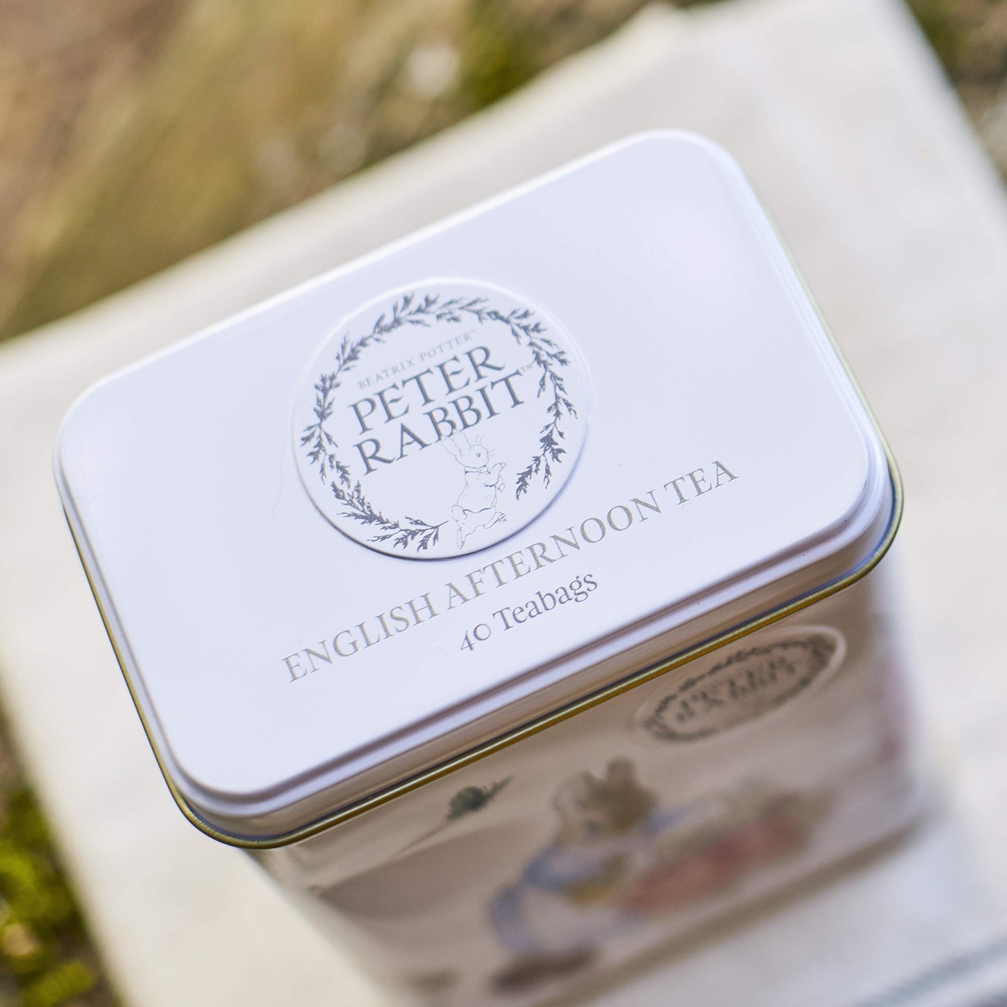 New English Teas Beatrix Potter Peter Rabbit Flopsy Bunnies Tea Tin With 40 English Afternoon Teabags