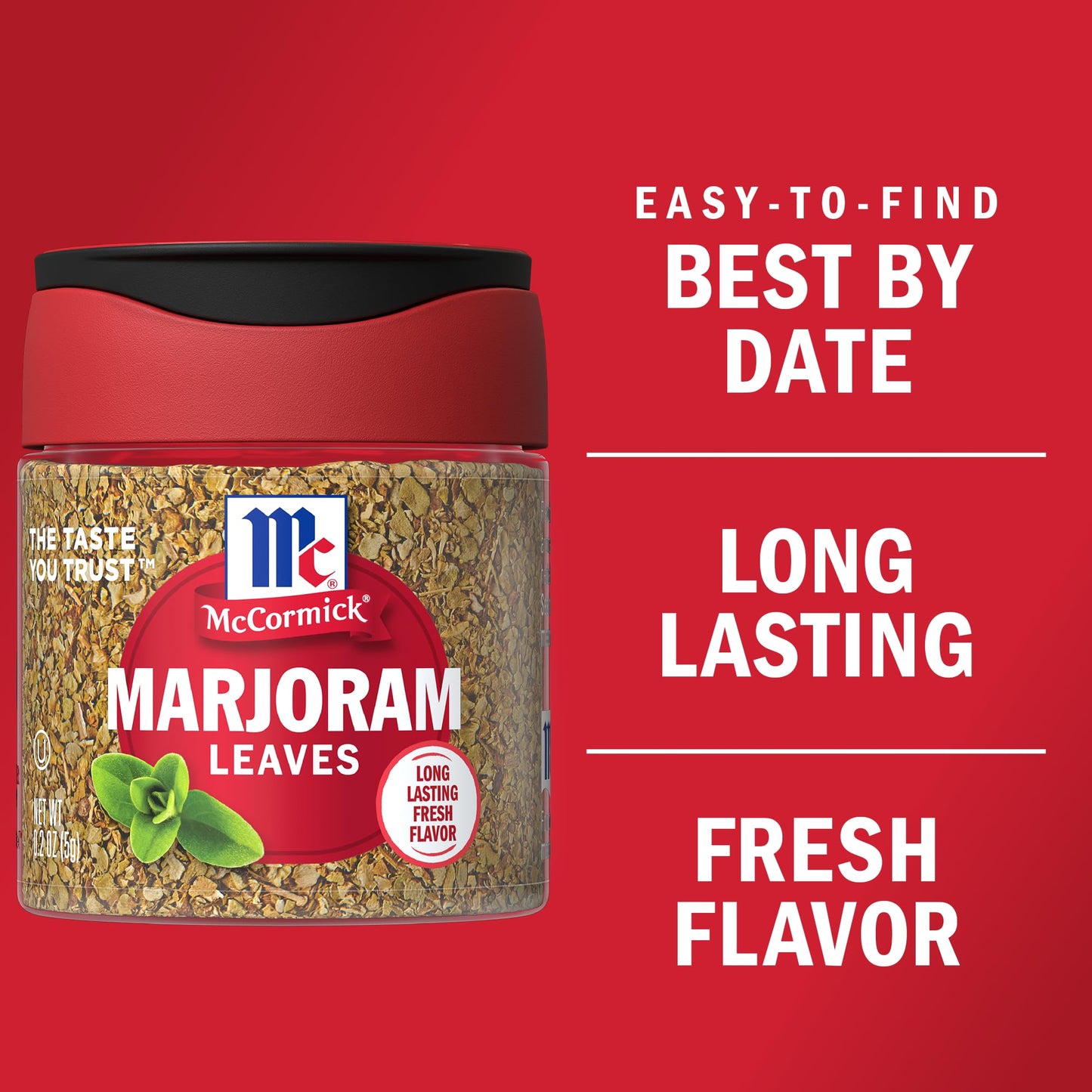Mccormick Marjoram Leaves, 0.2 Oz
