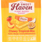 Sweet Haven Plant-Based Candy, Chewy Tropical-Mix, Naturally Flavored, Vegan Friendly, Gluten Free & Non-GMO, 4.44 Ounce (Pack o