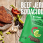 fusionJerky Artisan Pork Jerky, Grilled Island Teriyaki, 2.5 oz, Gluten Free, No Nitrates, No MSG, Made in USA