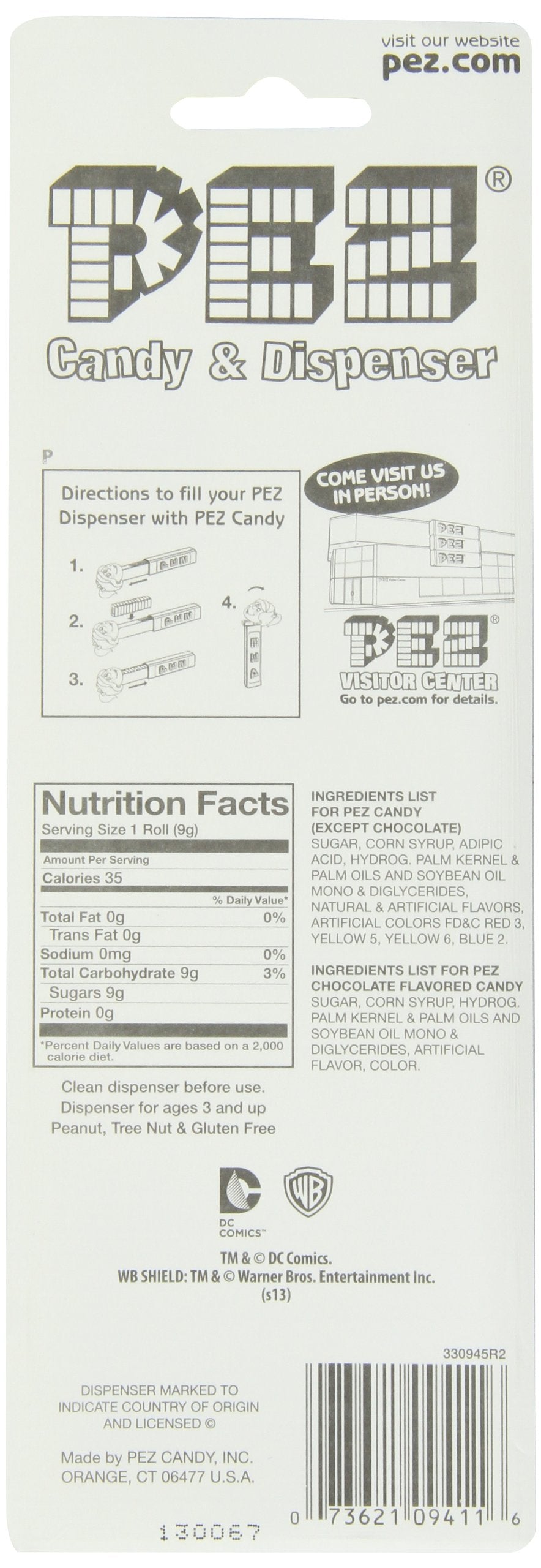 Pez Dc Comic Justice League, 0.87 Ounce (Pack Of 12),Assorted Characters