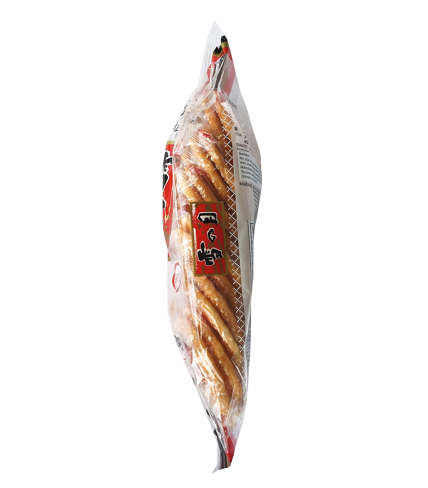 Want Want Big Shelly Shenbei Snowy Crispy Rice Cracker Teriyaki - Sugar Glazed 5.3 Oz. (Pack Of 5)