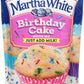 Martha White Birthday Cake Muffin Mix, 7.4 oz, Pack of 3, Perfect for Baking