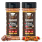 Flavor God Steak & Chop Rub Seasoning Mix - Premium All Natural Spice Blend for Beef, Pork & Vegetables - 2 Pack, Gluten-Free, Vegan, Kosher