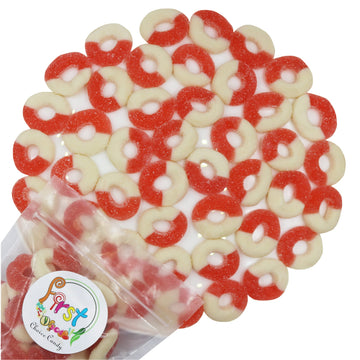 Firstchoicecandy Gummi Rings (Watermelon, 1 Lb)