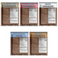 Double Donut Coffee Flavored Hot Chocolate Packets Variety Pack  9 Count Includes Classic  Chocolate Raspberry  Salted Caramel  Peppermint  Eggnog & Gingerbread