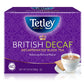 Tetley British Blend Premium Decaf Black Tea, Decaffeinated Tea, 40 Tea Bags (Pack Of 6), Rainforest Alliance Certified