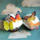 Sugar Robot Inc. Edible Butterflies Cake Toppers, Wafer, 1.75 inches, Orange and Yellow