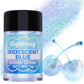 SigWong Iridescent Blue Edible Glitter - 5g Food Grade Luster Dust for Cakes, Cupcakes, and Drinks, Model SW-EG-1-5
