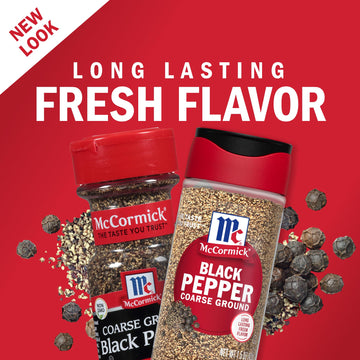 Mccormick Coarse Ground Black Pepper, 1.5 Oz (Pack Of 6)