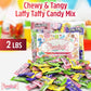 Laffy Taffy - Laffy Taffy Candy - Banana, Grape, Sour Apple, Flavors - Chewy & Tangy Laffy Taffy Bulk Candy Individually Wrapped
