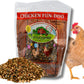 LITTLE FARMER PRODUCTS Chicken Fun-DOO Non-GMO, Soy-Free Chicken Treat | enhanced Poultry Meal Worm, Vegetable & Herb Mix (3 lbs)