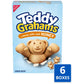 TEDDY GRAHAMS Honey Graham Snacks, Bulk Kids Snacks, 6 - 10 oz Boxes