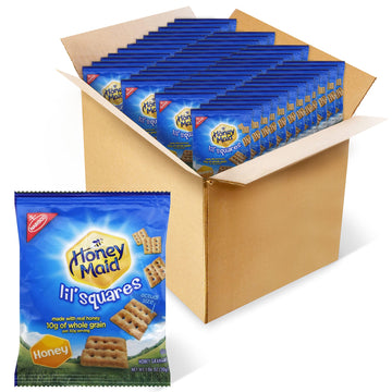 Honey Maid Lil' Squares Graham Crackers, Honey, 1.06 Oz -Pack Of 72