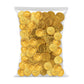 The Snackery Large Kennedy Half Dollar Gold Foil Milk Chocolate Coins, 180 Individually Wrapped, 2 lb